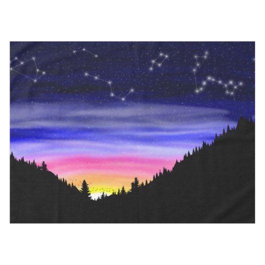 Diamond Night Tafelkleed (Voorkant (Horizontaal))