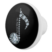 Diamond Note Ceramic Knob. Keramische Knop (Rechts)