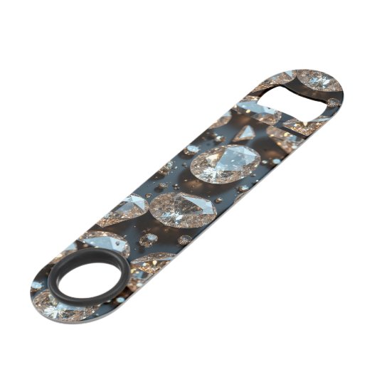 Diamond Opener Accessoire ziet eruit als echte dia Speed Flessenopener (Voorkant Gekanteld)