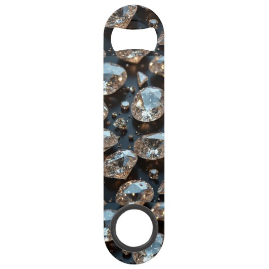 Diamond Opener Accessoire ziet eruit als echte dia Speed Flessenopener (Achterkant)