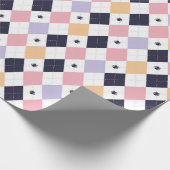 Diamond Paarse Roze met Spider Cadeaupapier (Hoek)