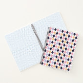 Diamond Paarse Roze met Spider Notitieboek (Binnen)