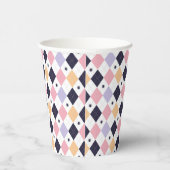 Diamond Paarse Roze met Spider Papieren Bekers (Rechts)