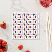 Diamond Paarse Roze met Spider Servet (Insitu)