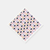 Diamond Paarse Roze met Spider Servet (Hoek)