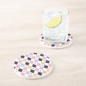 Diamond Paarse Roze met Spider Zandsteen Onderzetter (Zijkant)