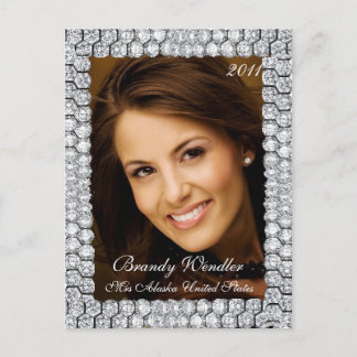 Diamond Pageant Headshot | Autograafkaart Briefkaart