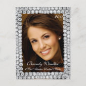 Diamond Pageant Headshot | Autograafkaart Briefkaart (Voorkant)