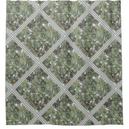 Diamond Painted Floral Pattern in any Color Douchegordijn