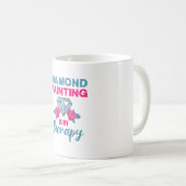 Diamond Painting is mijn therapie Koffiemok (Voorkant rechts)