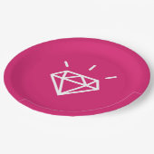 Diamond Papieren Bordje (Gekanteld)