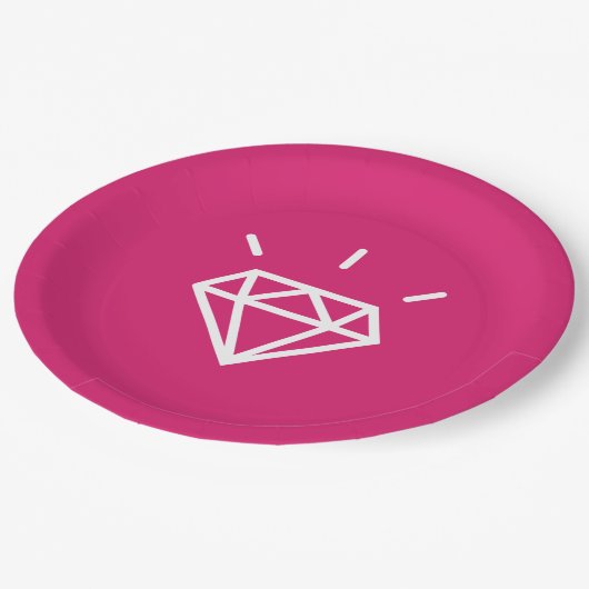 Diamond Papieren Bordje (Gekanteld)