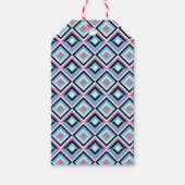 Diamond-patroon Cadeaulabel (Voorkant)