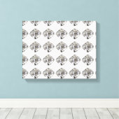 Diamond-patroon Canvas Afdruk (Insitu (Houten vloer))