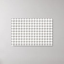 Diamond-patroon Canvas Afdruk