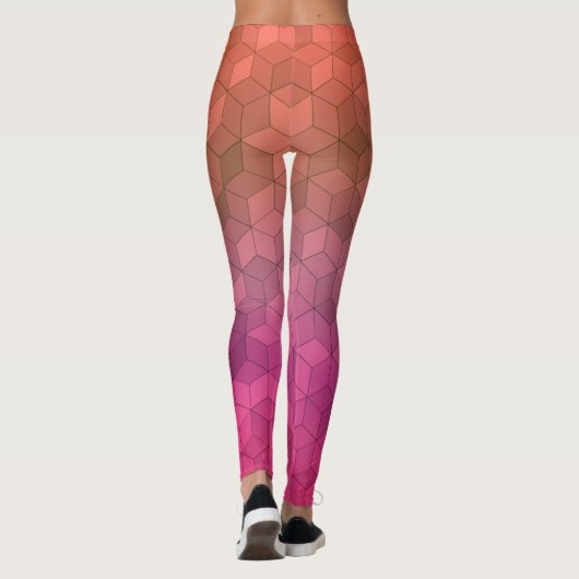 Diamond-patroon Leggings (Achterkant)