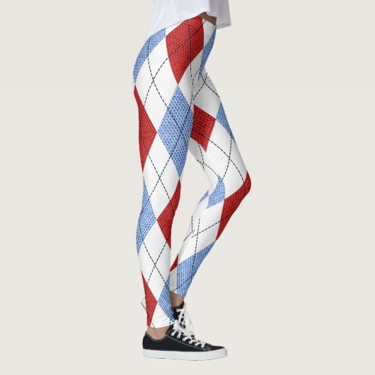 Diamond-patroon Leggings (Rechts)