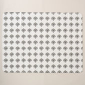 Diamond-patroon Sherpa Deken (Voorkant (horizontaal))