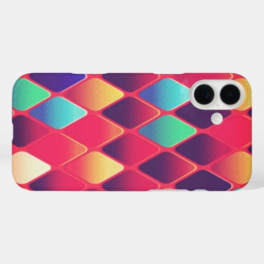 Diamond Patroon Telefoon Case (Achterkant (horizontaal))