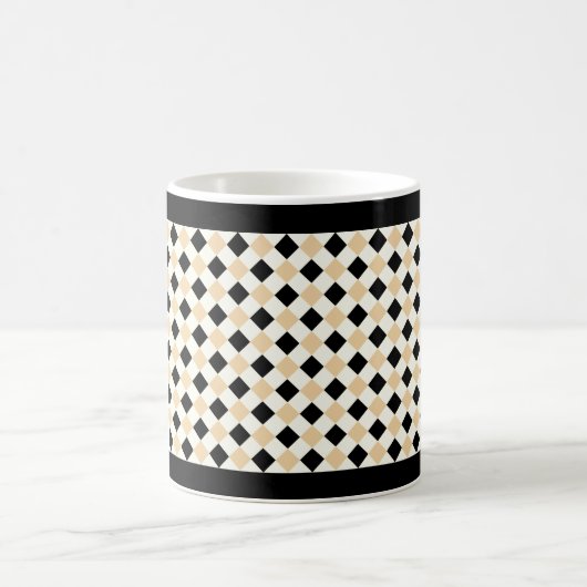 Diamond Pattern #1-2 Koffiemok (Center)