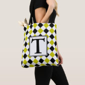 Diamond Pattern #1 Monogramed Tote Bag (Dichtbij)
