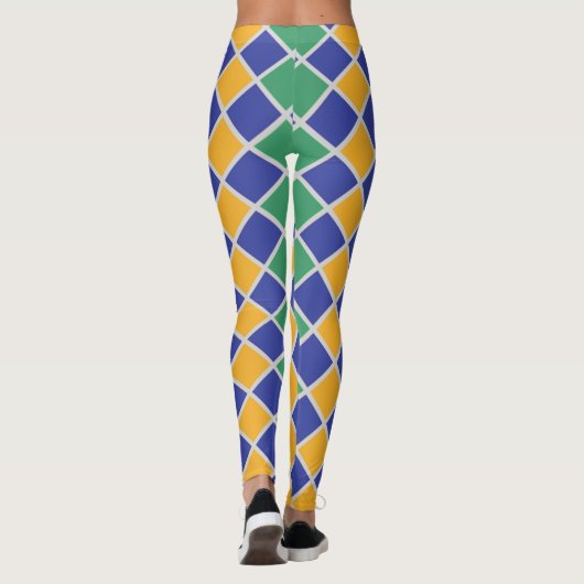 Diamond Pattern #82 Leggings (Achterkant)