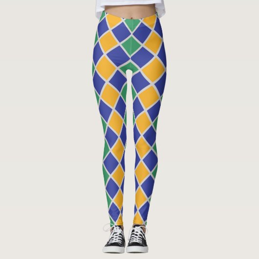 Diamond Pattern #82 Leggings (Voorkant)