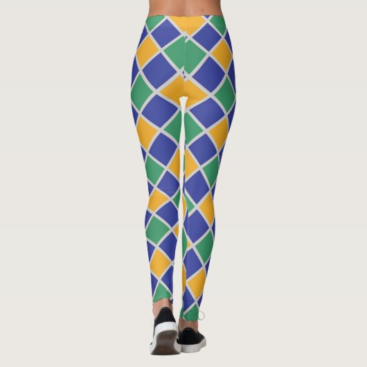 Diamond Pattern #83 Leggings (Achterkant)
