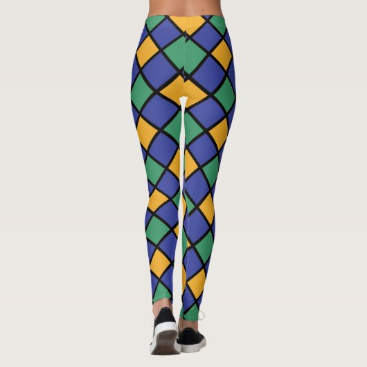 Diamond Pattern #84 Leggings (Achterkant)