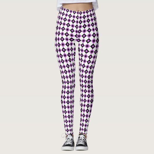 Diamond Pattern #92-1 Leggings (Voorkant)