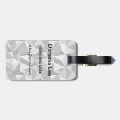 Diamond Pattern - Abstract veelhoek Bagagelabel (Achterkant horizontaal)