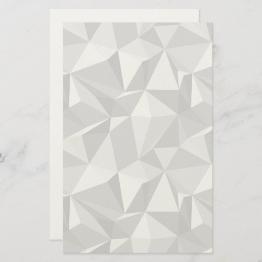 Diamond Pattern - Abstract veelhoek Briefpapier (Voorkant / Achterkant)