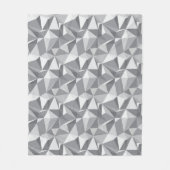 Diamond Pattern - Abstract veelhoek Fleece Deken (Voorkant)