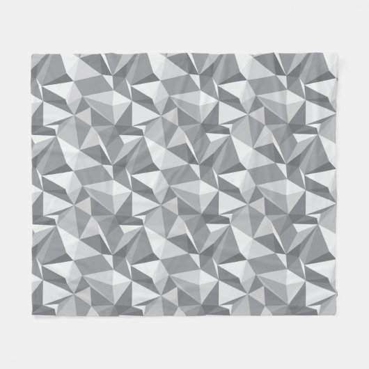 Diamond Pattern - Abstract veelhoek Fleece Deken (Voorkant (Horizontaal))