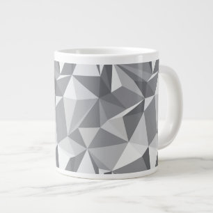 Diamond Pattern - Abstract veelhoek Grote Koffiekop