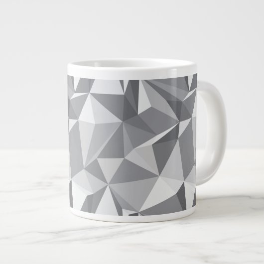 Diamond Pattern - Abstract veelhoek Grote Koffiekop (Voorkant rechts)