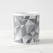 Diamond Pattern - Abstract veelhoek Grote Koffiekop (Voorkant)