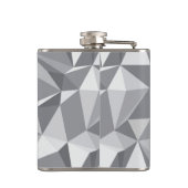 Diamond Pattern - Abstract veelhoek Heupfles (Achterkant)