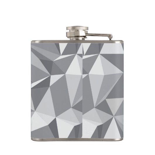 Diamond Pattern - Abstract veelhoek Heupfles (Achterkant)