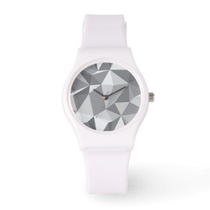 Diamond Pattern - Abstract veelhoek Horloge