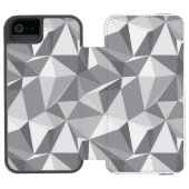 Diamond Pattern - Abstract veelhoek Incipio iPhone Portemonnee Hoesje (Agenda Open)