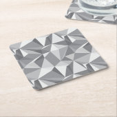 Diamond Pattern - Abstract veelhoek Kartonnen Onderzetters (Schuin)