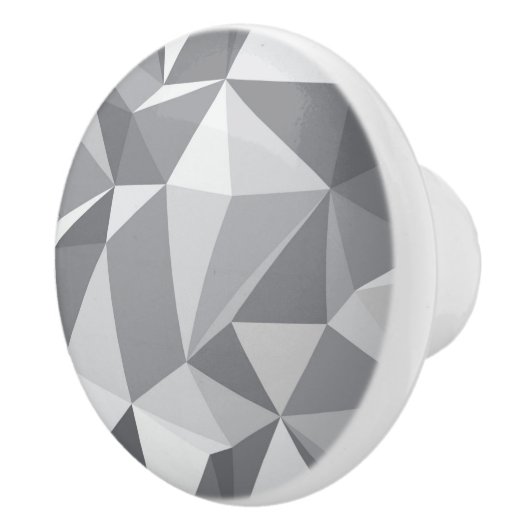 Diamond Pattern - Abstract veelhoek Keramische Knop (Rechts)