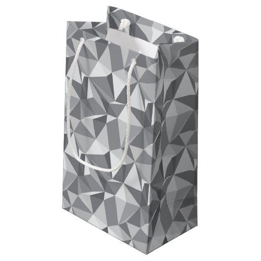 Diamond Pattern - Abstract veelhoek Klein Cadeauzakje (Achterkant Gekanteld)