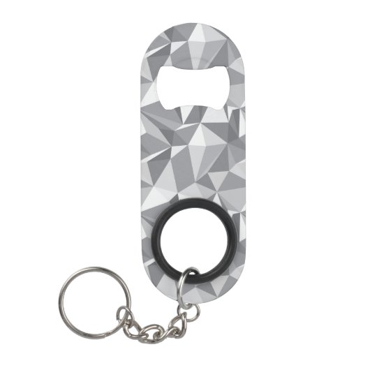 Diamond Pattern - Abstract veelhoek Mini Flessenopener (Voorkant)
