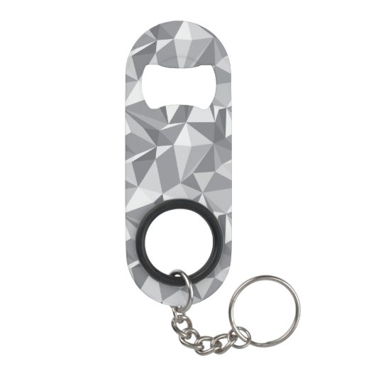 Diamond Pattern - Abstract veelhoek Mini Flessenopener (Achterkant)
