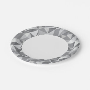 Diamond Pattern - Abstract veelhoek Papieren Bordje