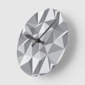Diamond Pattern - Abstract veelhoek Ronde Klok (Hoek)