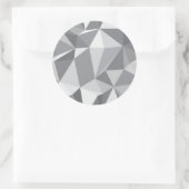 Diamond Pattern - Abstract veelhoek Ronde Sticker (Tas)