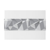 Diamond Pattern - Abstract veelhoek Uitnodigingen Wikkel (Achterkant Voorbeeld)